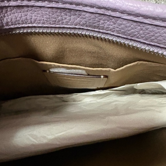 Coach Light Purple Signature Shoulder Bag - Picture 6 of 7